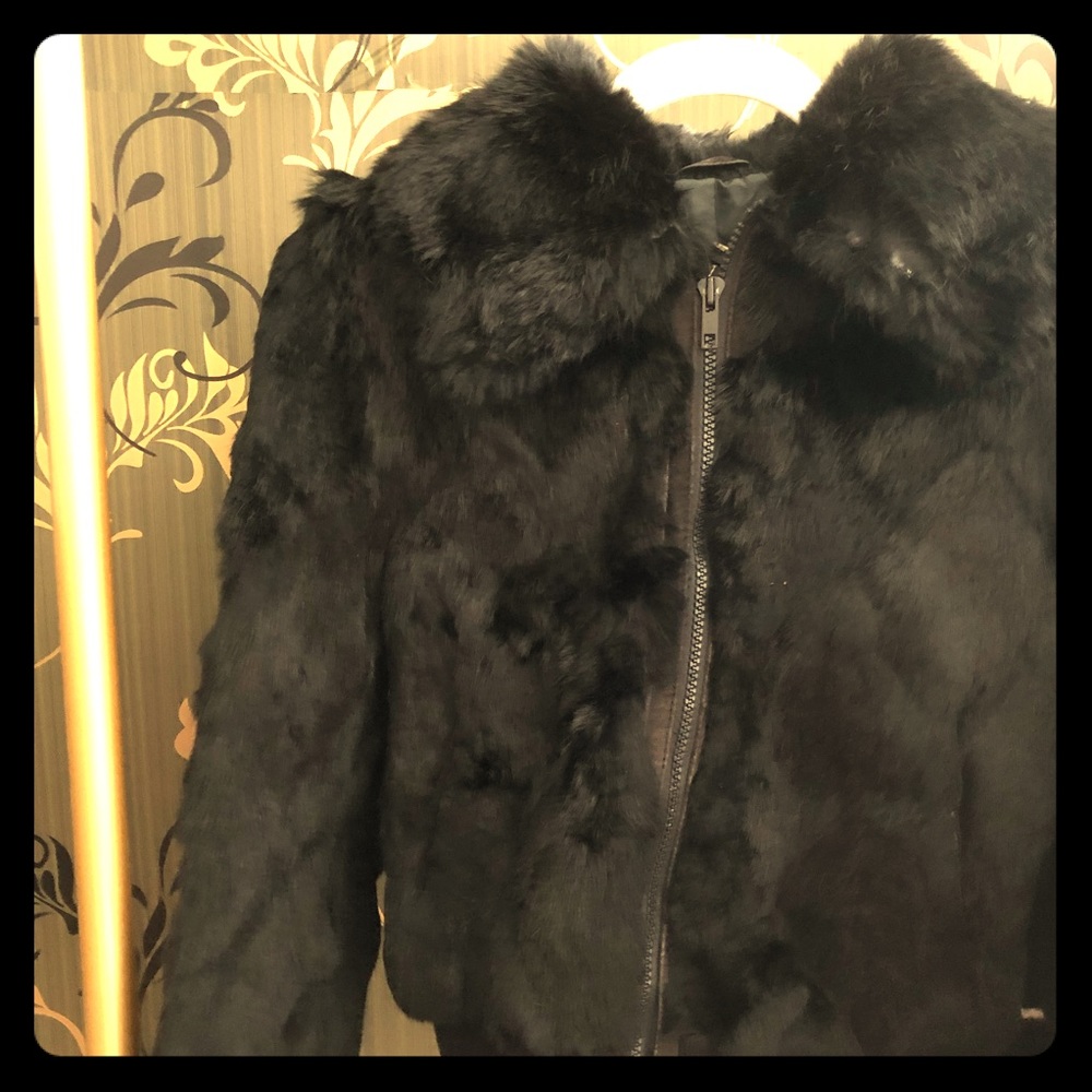 Black Fur Coat